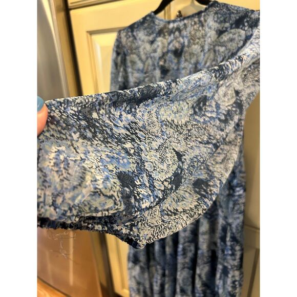 Joie Parisian Paisley Boho Printed Maxi Dress - Size Large - Picture 6 of 7